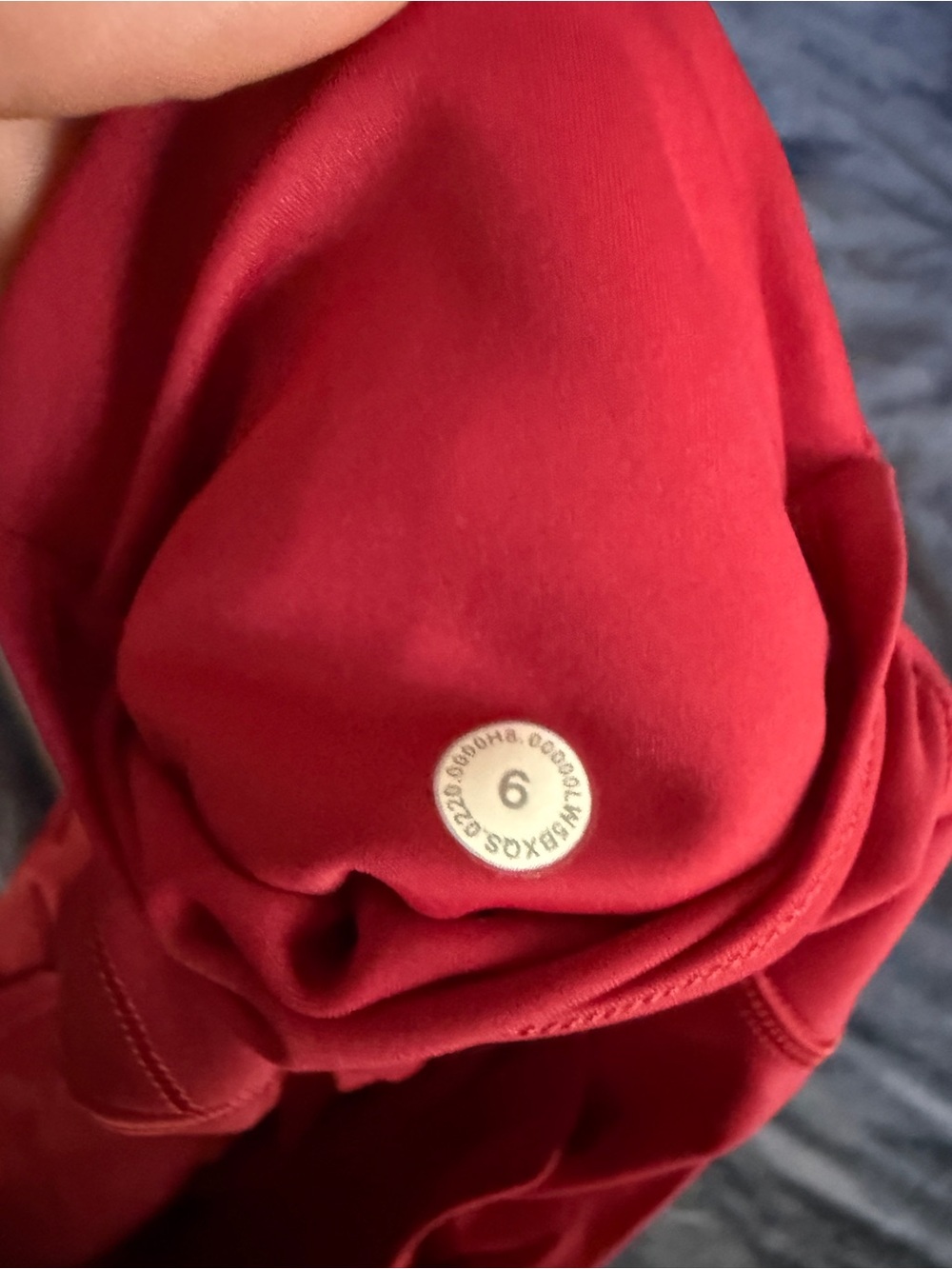 Fast&Free lululemon High-Rise Red Performance Leggings with Side Pockets - Picture 3 of 3